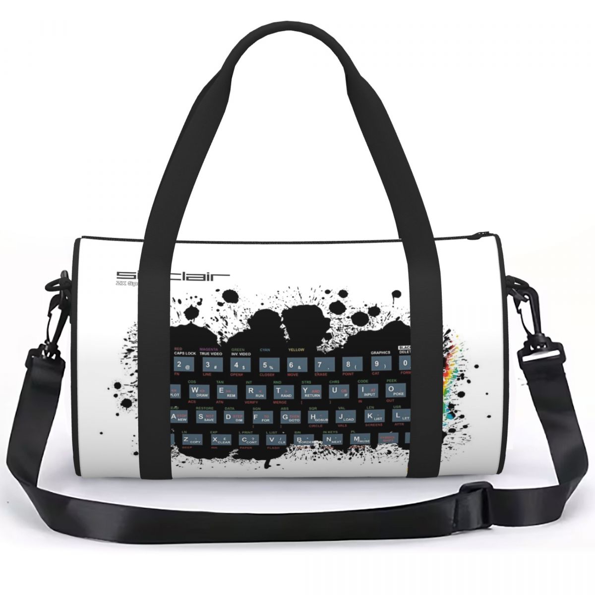 Retro Gaming Zx Spectrum - Torba Podróżna w Stylu Retro Gaming
