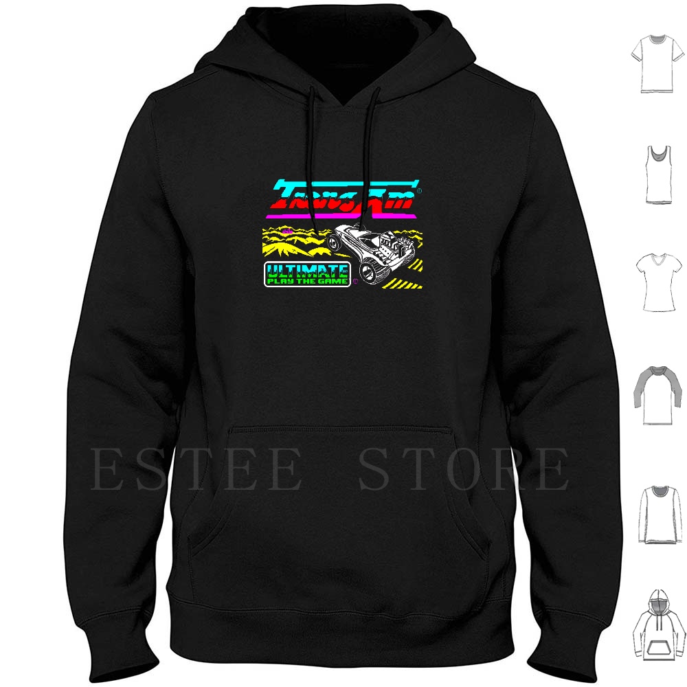 Retro Gaming Zx Spectrum - Ekran Ładowania: Bluza z kapturem Trans