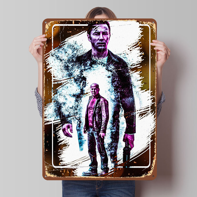 Retro Gaming At Home - Plakat Looper, personalizowane metalowe tabliczki w