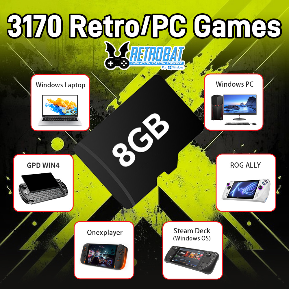 Retro Gaming Theme - Karta TF do gier 8 GB