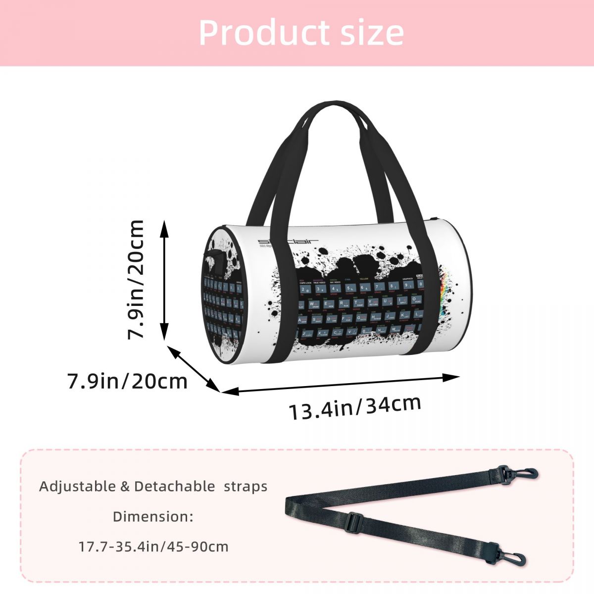 Torba Podróżna w Stylu Retro G – Retro Gaming Zx Spectrum recenzja i cena