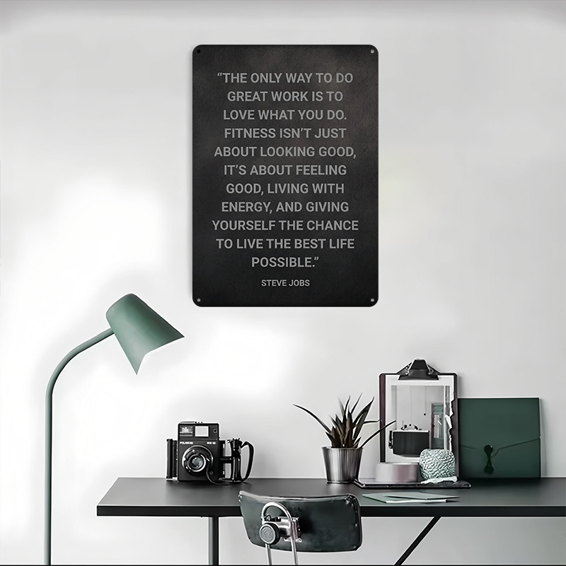 Metalowy plakat z cytatem Stev – Retro Gaming At Home recenzja i cena