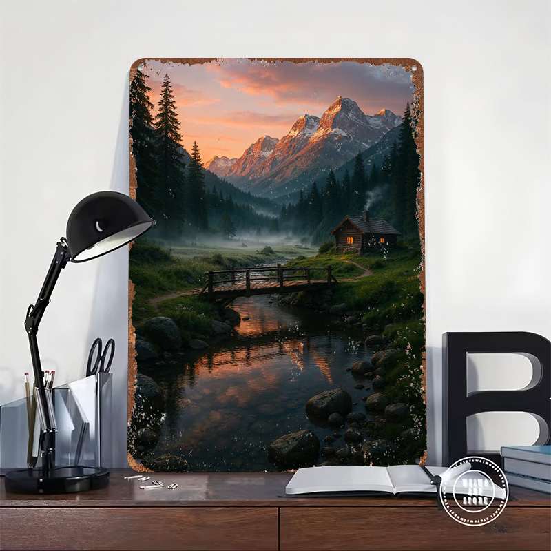 Plakat z blaszanej tabliczki z – Retro Gaming At Home recenzja i cena