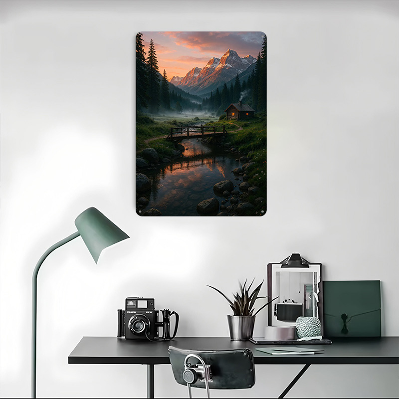 Plakat z blaszanej tabliczki z – Retro Gaming At Home recenzja i cena