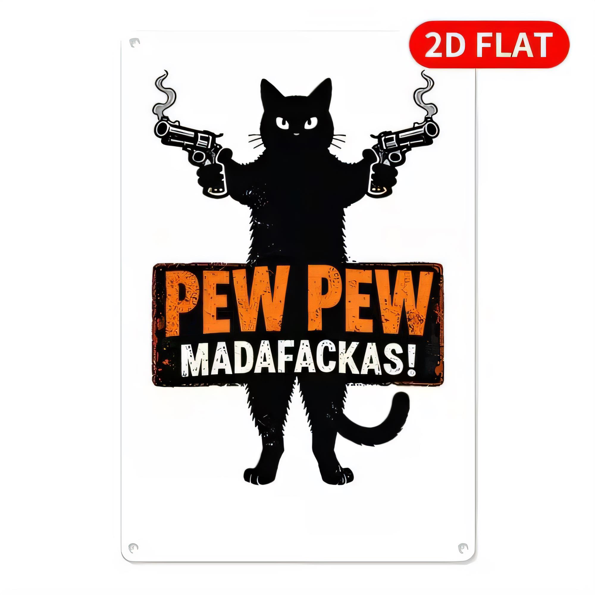 Tabliczka Metalowa Pew Pew Mad – Retro Gaming Bar recenzja i cena