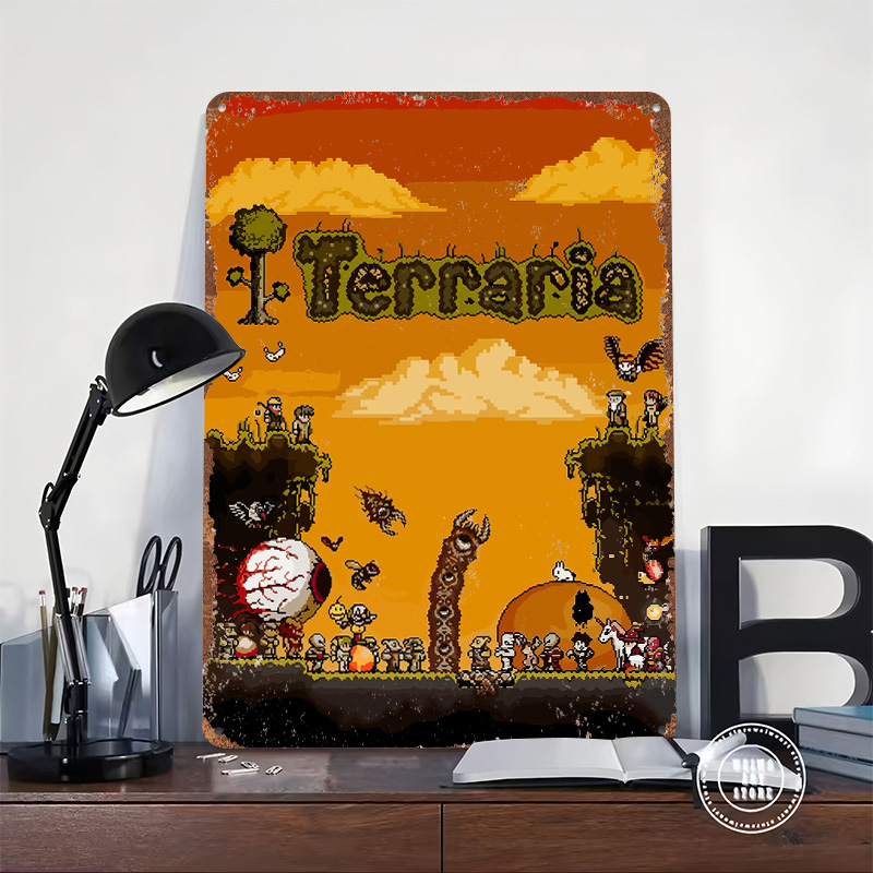 Terraria Pixel Art Gra Grafika – Retro Gaming At Home recenzja i cena