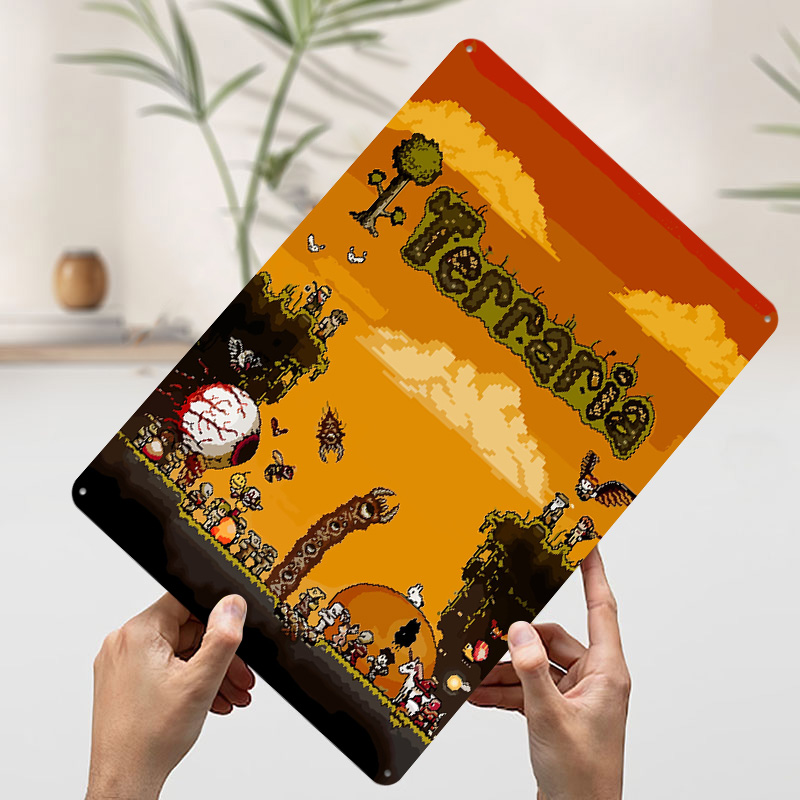 Terraria Pixel Art Gra Grafika – Retro Gaming At Home recenzja i cena