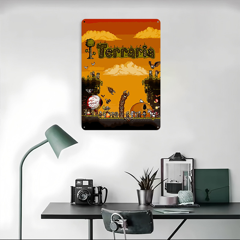 Terraria Pixel Art Gra Grafika – Retro Gaming At Home recenzja i cena