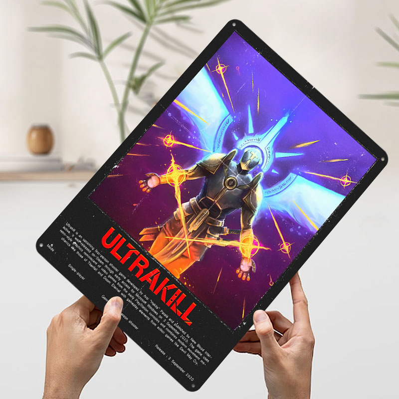 Metalowy plakat Ultrakill Game – Retro Gaming Bar recenzja i cena