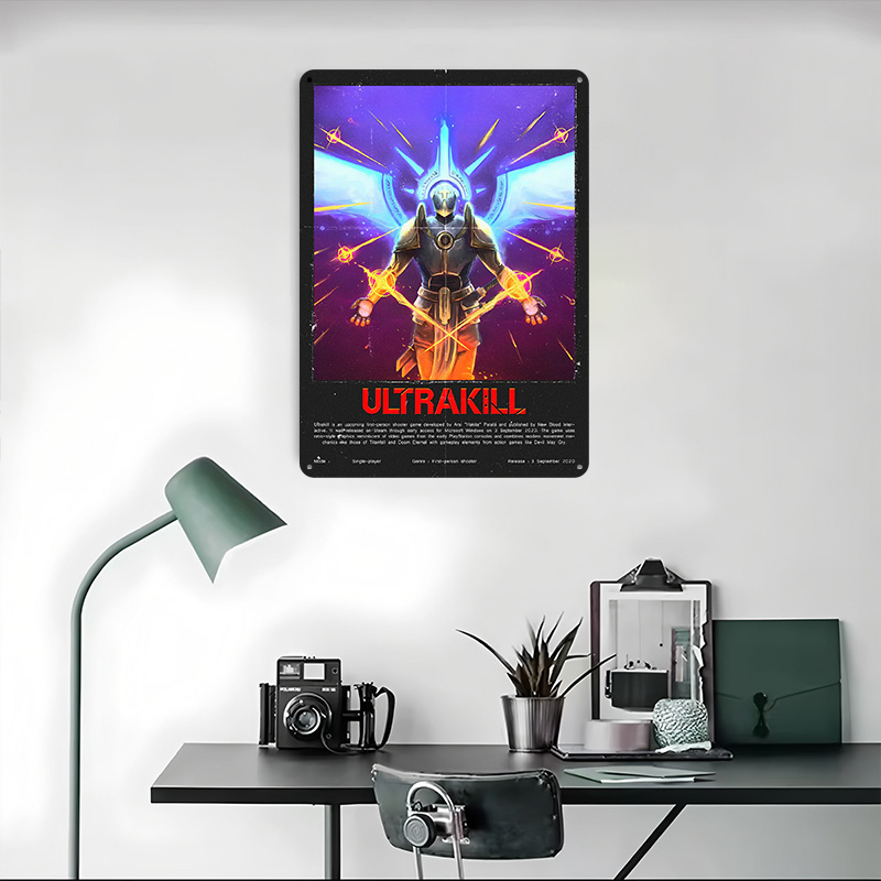 Metalowy plakat Ultrakill Game – Retro Gaming Bar recenzja i cena