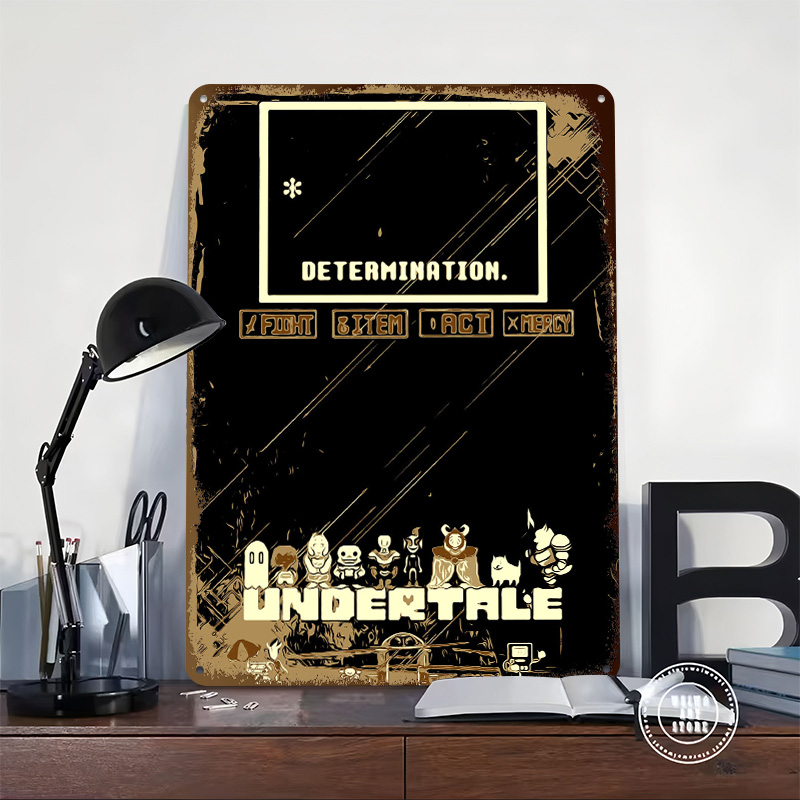 Undertale Metalowy Plakat, Per – Retro Gaming At Home recenzja i cena