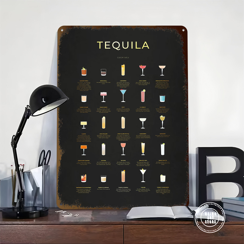 Plakat z teksturą 3D z tequilą – Retro Gaming At Home recenzja i cena