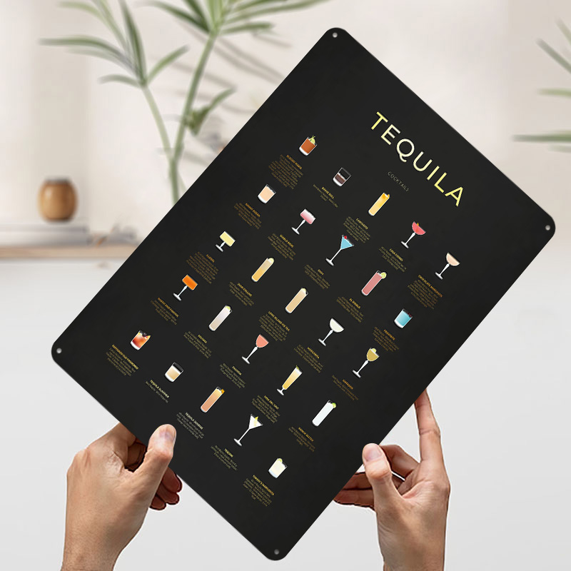 Plakat z teksturą 3D z tequilą – Retro Gaming At Home recenzja i cena