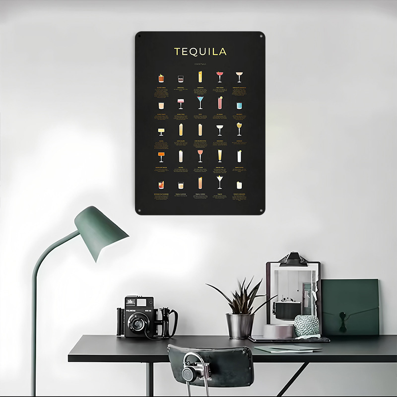 Plakat z teksturą 3D z tequilą – Retro Gaming At Home recenzja i cena