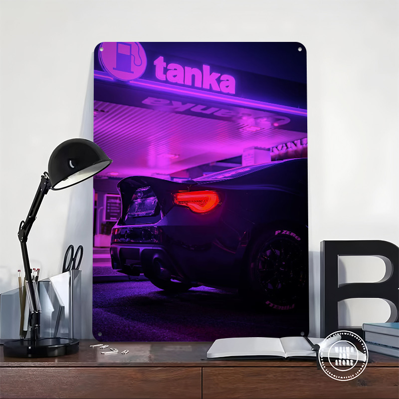 Czarna Tabliczka Metalowa z Mo – Retro Gaming At Home recenzja i cena