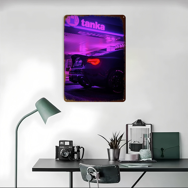 Czarna Tabliczka Metalowa z Mo – Retro Gaming At Home recenzja i cena
